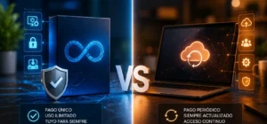 Comparativa entre licencias perpetuas y suscripciones de software