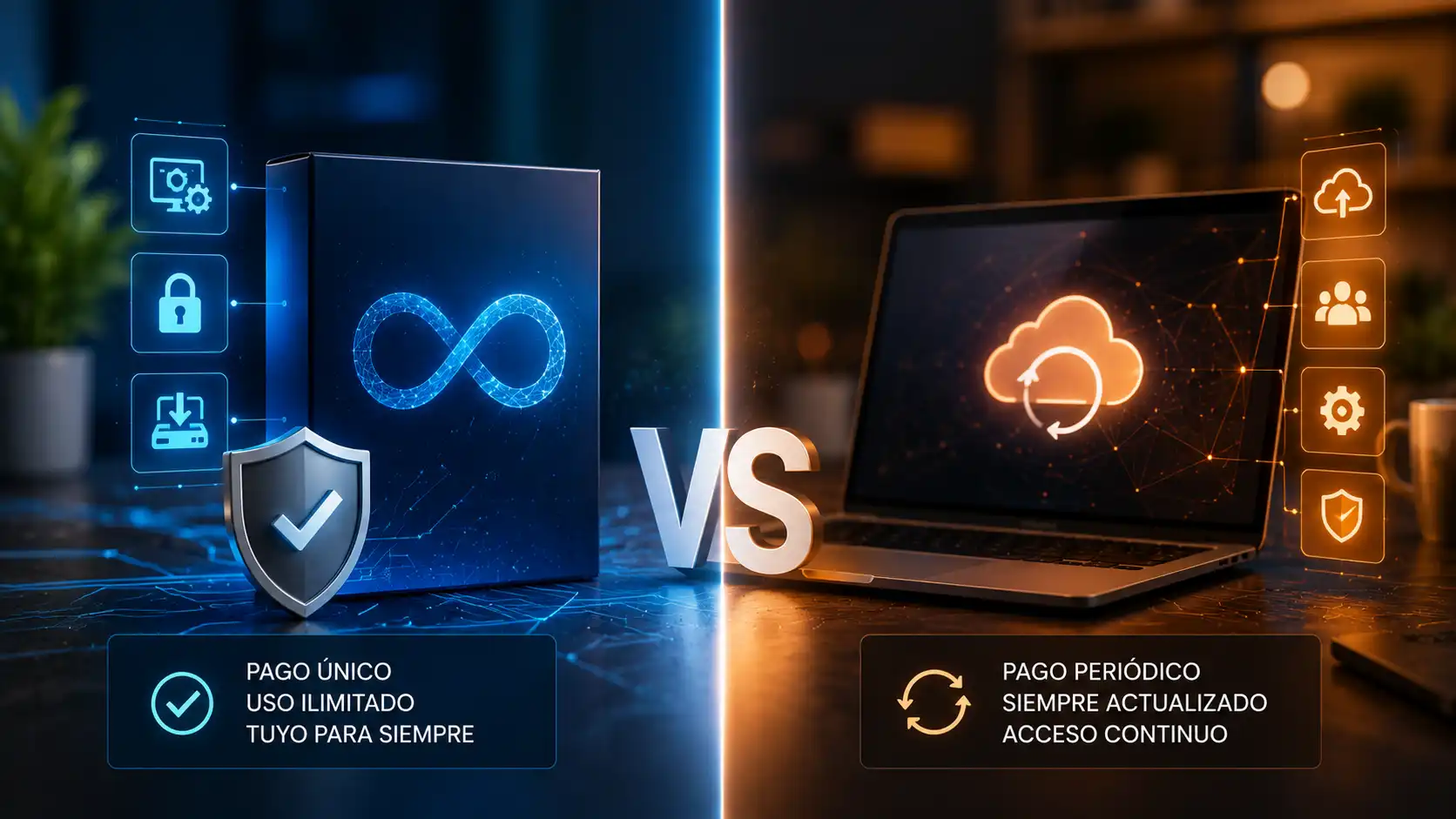 Comparativa entre licencias perpetuas y suscripciones de software