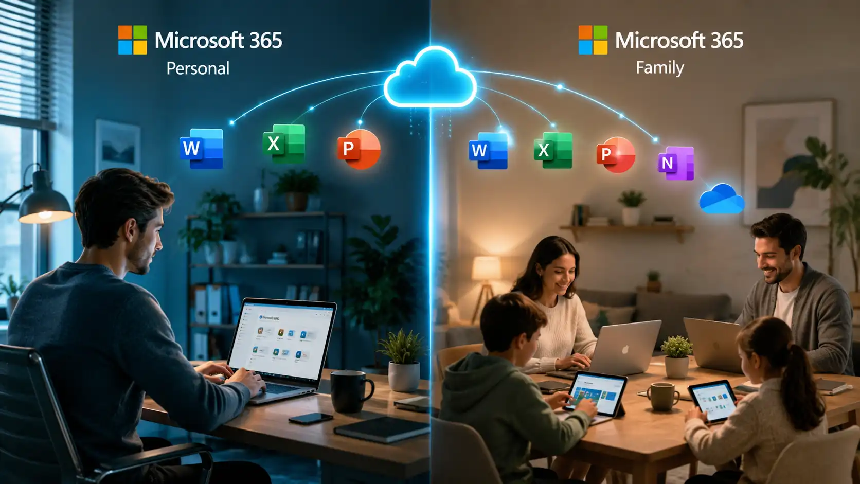 Comparativa entre Microsoft 365 Personal y Family