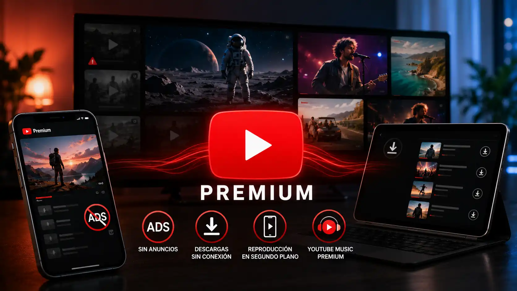 Experiencia premium de vídeo y entretenimiento digital